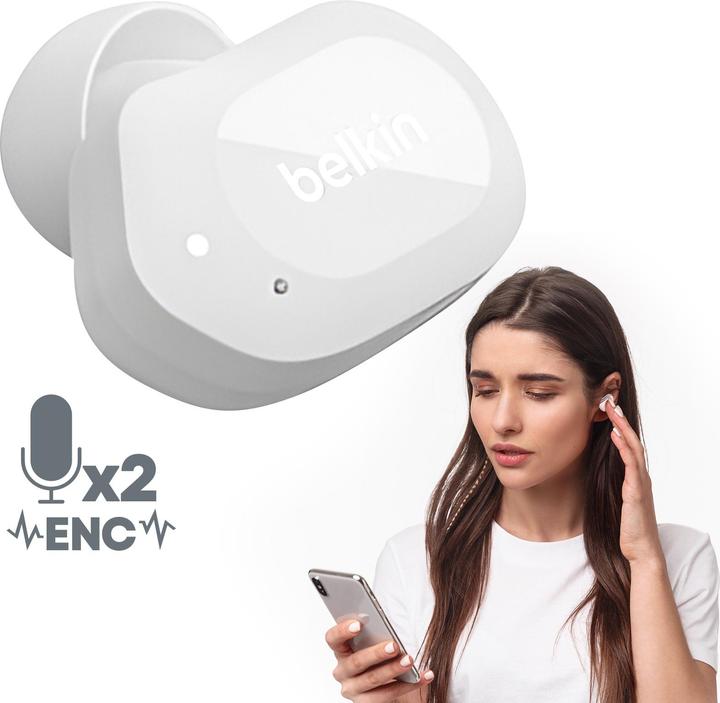 Actual product image Belkin Soundform Play In-Ear (ANC, 8 h, Cable)