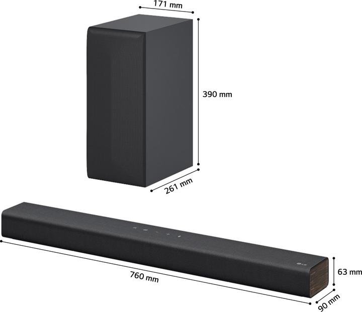 Produktbild LG S40Q (300 W, 2.1 Kanal)
