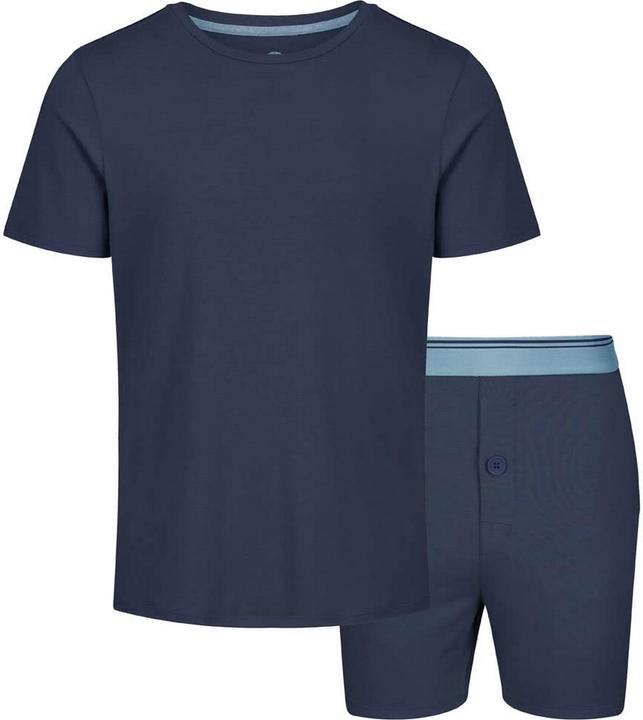 Actual product image Light and Shade Mens Classic Short Pyjama Set (L)