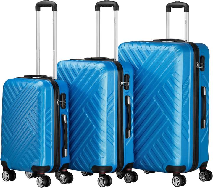 Zelsius 3-teiliges Hartschalenkoffer-Set (Handgepäck (bis 50l))