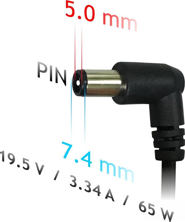 Actual product image Akyga Notebook adapter is dedicated AK-ND-05 DELL 19V (65 W)