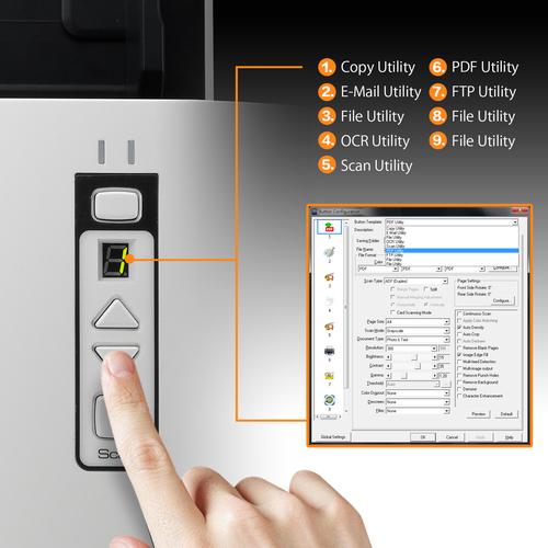 Produktbild Plustek SmartOffice SC8016U, A3-Dokumenten Scanner (USB)