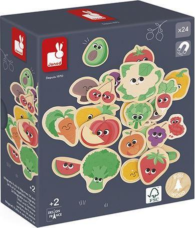 Actual product image Janod Fruit and vegetable magnets