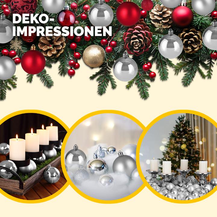 Actual product image Deuba 54tlg Christmas Tree Balls (54 -part)