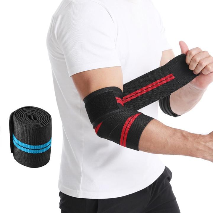 Produktbild König Design Ellenbogenbandage Klettverschluss Bandage Tennisarm Golferarm Armbandage 120 cm