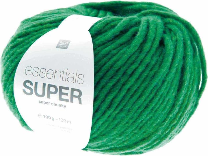 Actual product image Rico Design Wool Essentials Super Super Chunky 100 g, Emerald (90 m)