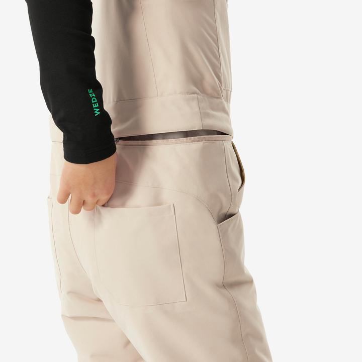 Produktbild Wedze Snowboardhose Latzhose Kinder Piste - 500 weiss (152)
