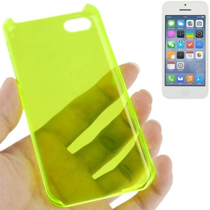 Produktbild König Design Schutzhülle Hard Case für Handy Apple iPhone 5C Leuchtgrün (Apple iPhone 5c)