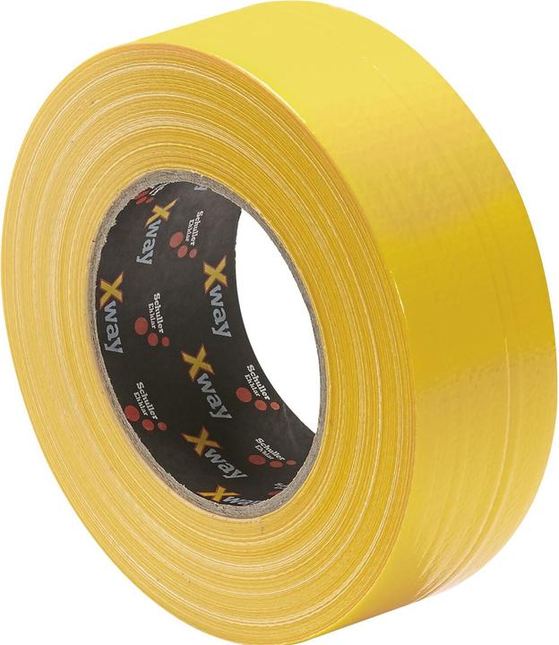 Actual product image Schuller Eh'klar SCHULLER X-Way fabric tape, Extra-Strong 44mm x 50m yellow (44 mm)