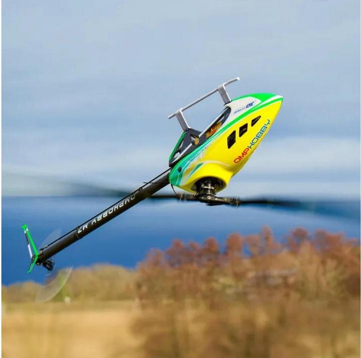 Produktbild OMP Hobby OMPHobby Helikopter M7 Lime Yellow Bausatz und Rotorblätter