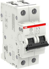 Produktbild ABB S202M-Z50 Sicherungsautomat 50A 2-polig 10kA Z-Charakter