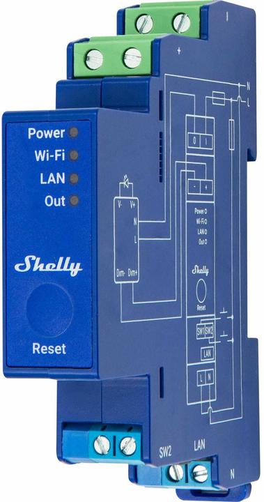 Shelly Pro Dimmer 0/1 - 10V PM (Dimming actuator)