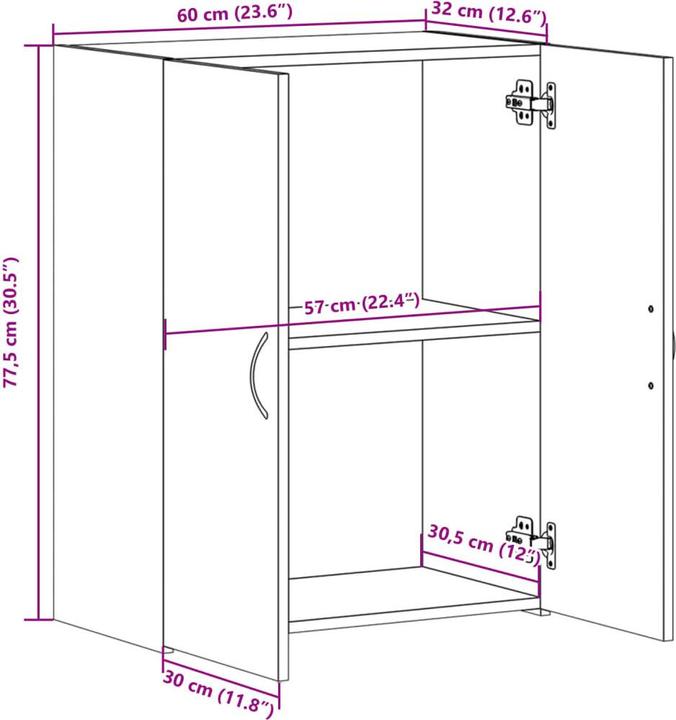 Produktbild VidaXL Aktenschrank