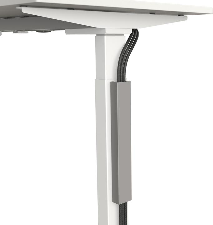 Produktbild equip magnet.Kabelführung 35cm für Untertischmontage grau (Kabeldurchlass, 5 cm)