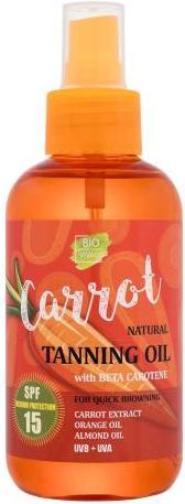 Actual product image Vivapharm Vivaco S.R.O. - 100% Natural Tanning Oil With Carrot Extract Spf 15 (Self tanning foam, 150 ml)