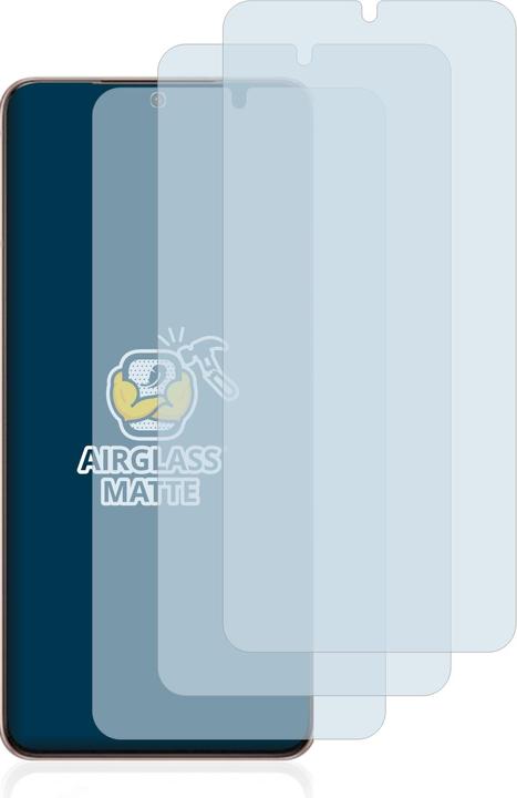 Actual product image BROTECT AirGlass Glass Matte (3 Piece, Samsung Galaxy S21+ 5G)