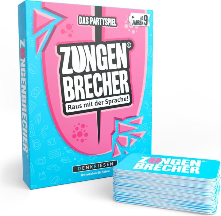 Actual product image Denkriesen Tongue twisters - "out with the language" (German)