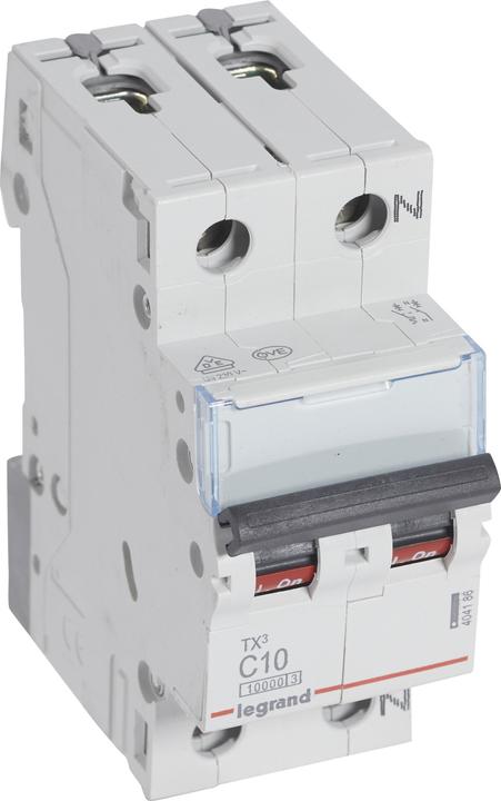 Produktbild Legrand LS-SCHALTER C10A 1P+N 10KA 2M (404186 TX3)