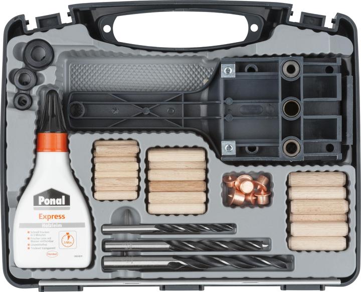 Immagine prodotto wolfcraft wolfcraft 1 Universal-Meisterdübler-Set 78-tlg. (79 pz.)