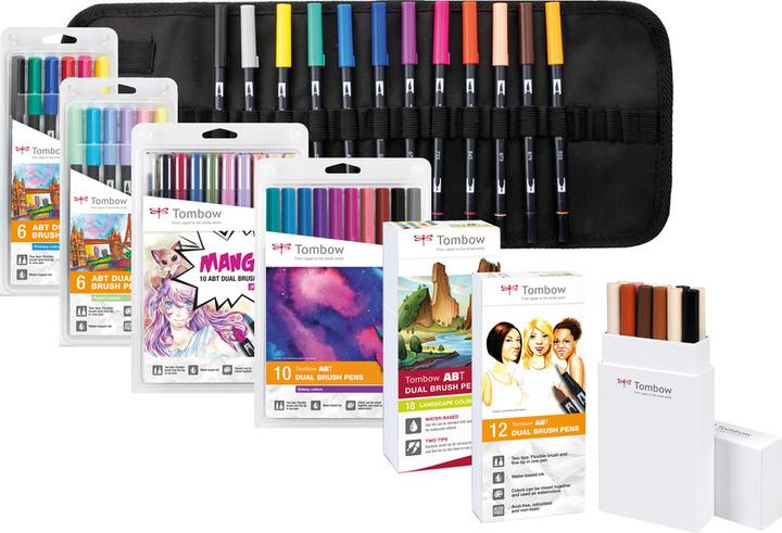 Image du produit Tombow Stylo à double brosse ABT (Multicolore, 12 x)