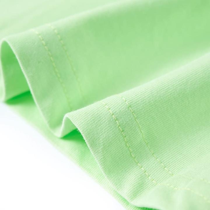 Immagine prodotto VidaXL Maglietta da bambino verde lime 92,Materiale: 100 % cotone,Colore (92)