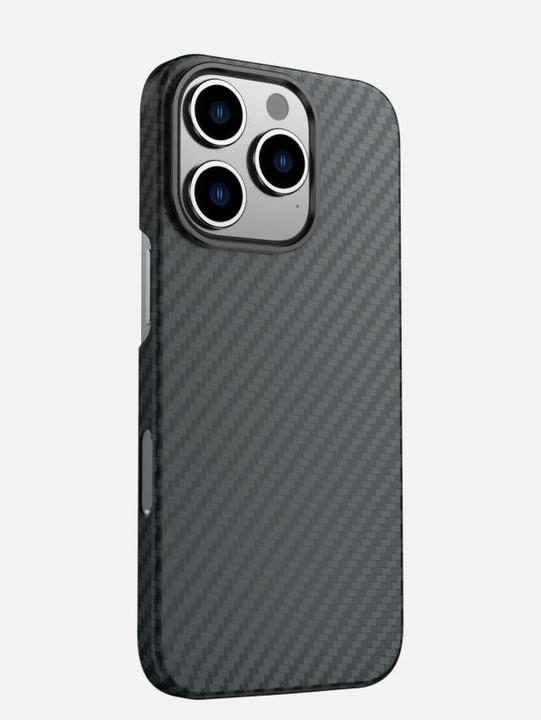Immagine prodotto Swissten Custodia MagCarbon per iPhone 15 - Nero (Apple iPhone 15)