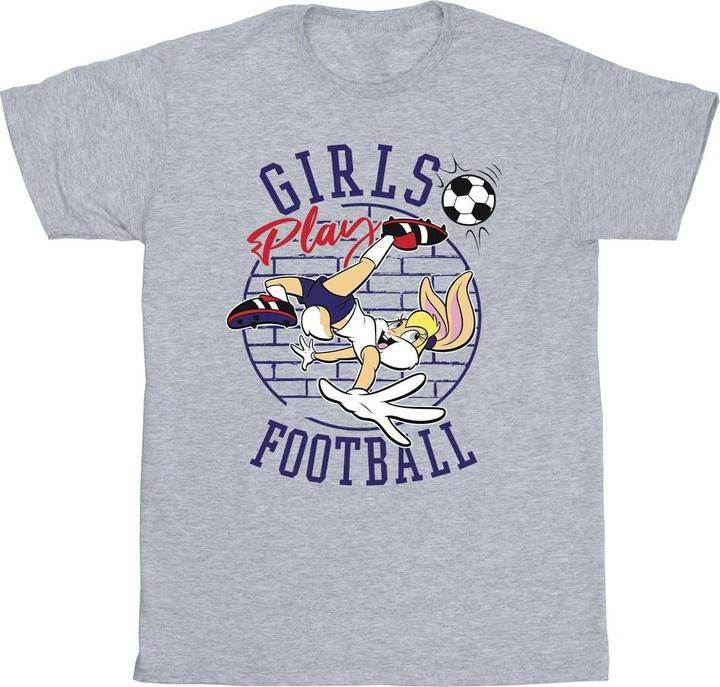 Looney Tunes Lola Bunny Girls Play Football TShirt