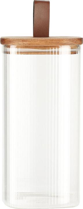 Produktbild Excellent Houseware 4er-Set Vorratsgläser mit Akazienholzdeckel, 750, 1150,1500, 1900 ml (1.90 l)