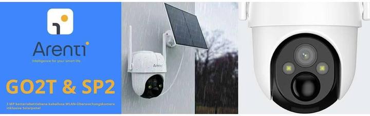Produktbild Arenti GO2T+SP2-EU WLAN IP Überwachungskamera 2304 x 1296 Pixel (2304 x 1296 Pixels)