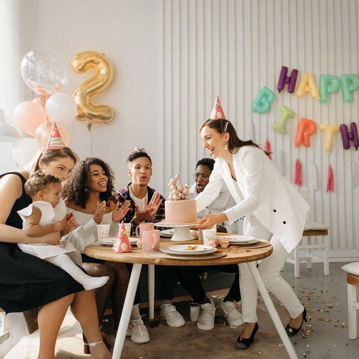 Actual product image Hermex Happy birthday letter balloon (1 x)