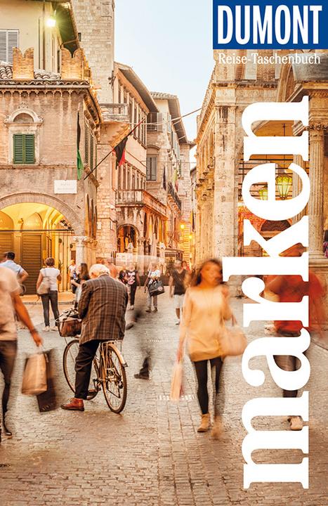 Actual product image Travel pocket book travel guide Marche, Italian Adriatic Sea (German, Annette Krus-Bonazza)