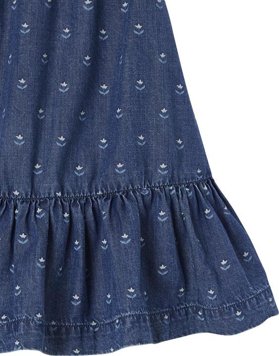 Image du produit Vertbaudet Jupe en jean fille avec volant (86)