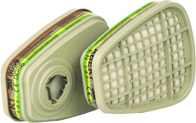 Actual product image 3M Gas- und Dampffilter (ABEK1, 2 x)