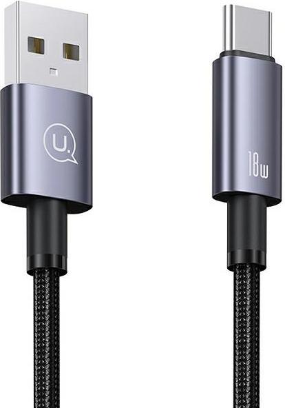 Image du produit Usams Câble USB na USB-C 3A 1,2m Fast Charging stalowy/tarnish SJ663USB01 (US-SJ663) (1.20 m, USB 3.2 Gen 1)
