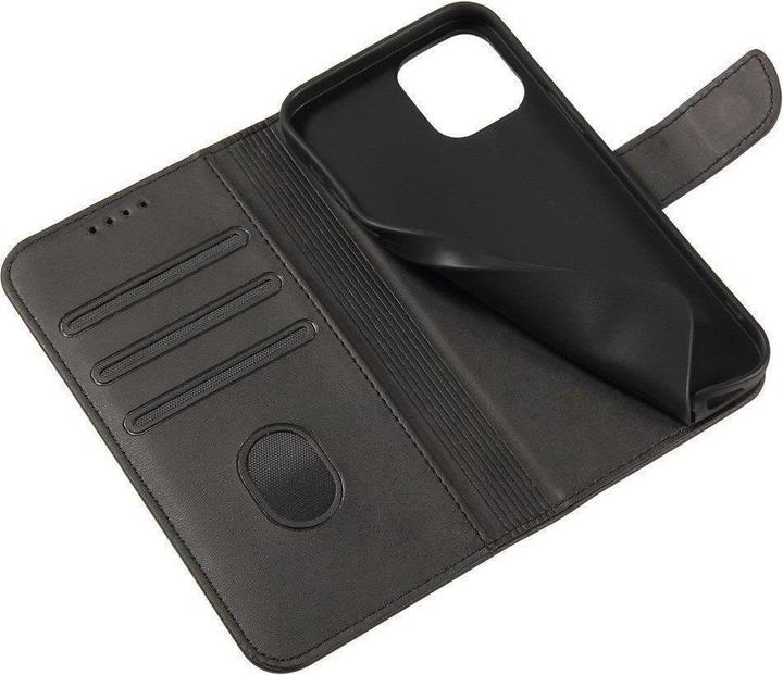 Image du produit Hurtel Magnet Case étui élégant avec rabat et fonction stand pour Motorola Moto G 2022 noir (Motorola Moto G Power (2022))