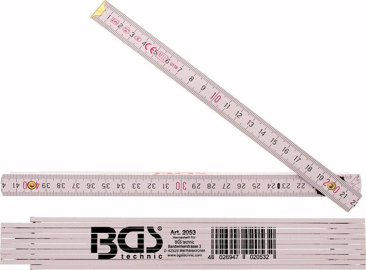 Productafbeelding BGS Houten duimstok | 2 m (cm)