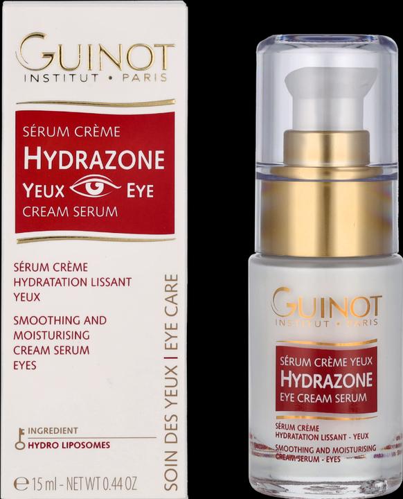 Actual product image Guinot Hydrazone Yeux Moisturising Eye Cream Serum 15ml (Serum, 15 ml, Day + Night)
