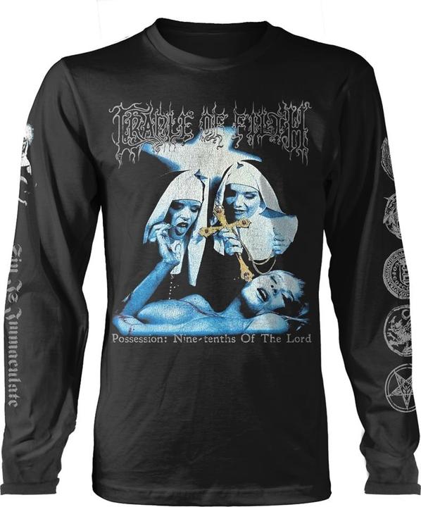 Cradle Of Filth Decadence Long Sleeve T Shirt M Black (M)