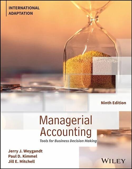 Produktbild Managerial Accounting (Englisch, Jill E. Mitchell, Paul D. Kimmel, Jerry J. Weygandt, 2023)