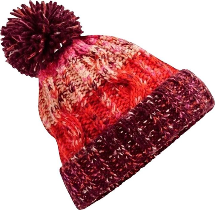 Actual product image Beechfield Corkscrew knitted hat with bobble (One size)