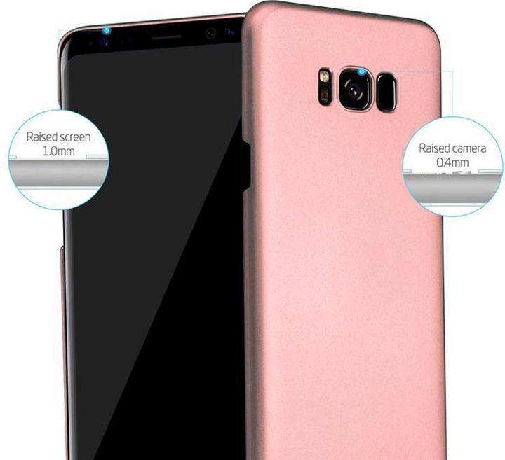 Actual product image Cadorabo Hard Cover Matt Metall (Samsung Galaxy S8+)