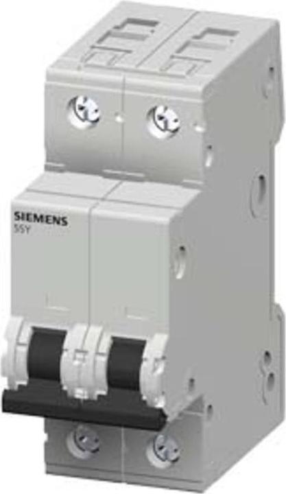 Image du produit Siemens MCB 2 pôles Type C 10kA 2A 400V