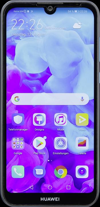 Actual product image Huawei Y5 (2019) (16 GB, Sapphire Blue, 5.71", Dual SIM, 13 Mpx, 4G)