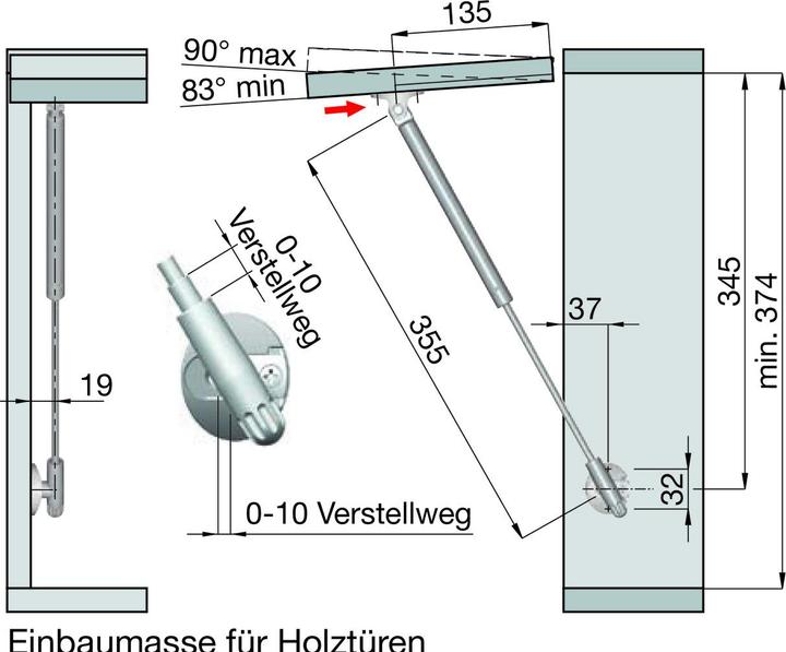 Produktbild Goll Klappenstützen KLB
