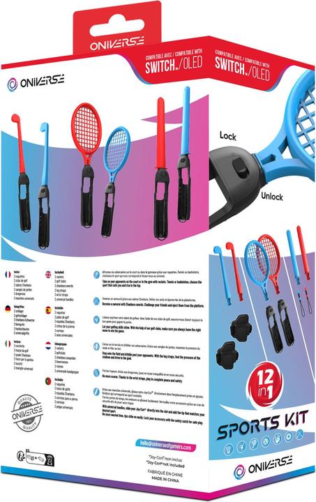 Produktbild Oniverse 12 in 1 kit - Switch Sports Accessories (Switch)