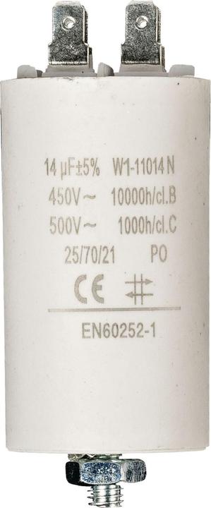 Actual product image Magni Fixapart 11014 Starting capacitor Operating capacitor 14uF 14µF with CONNECTOR (motor capacitor)