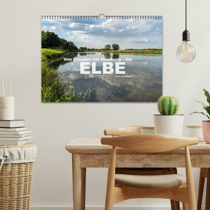 Actual product image Von Dresden bis Hamburg - die Elbe. (Wandkalender 2025 DIN A3 quer), Monatskalender (A3, German)