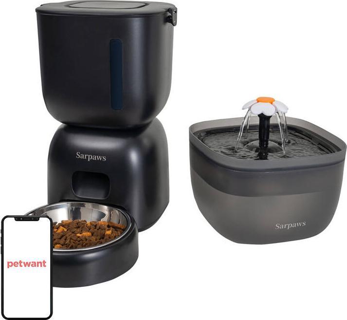Image du produit Petwant Distributeur automatique d'aliments + buveur FW1-L(BAS) (3 l)