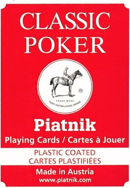 Produktbild Piatnik Classic Poker assortiert (Deutsch)