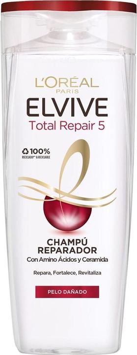 Produktbild L'Oréal Paris ELVIVE TOTAL REPAIR 5 champú reconstituyente 370 ml (370 ml, Flüssiges Shampoo)